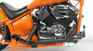 v star 1100 slip on exhaust